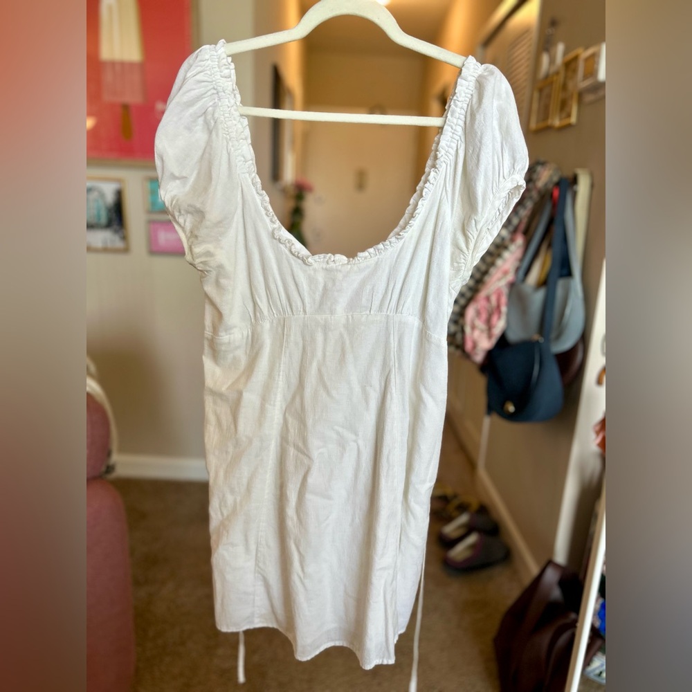 Free People White Mini Dress